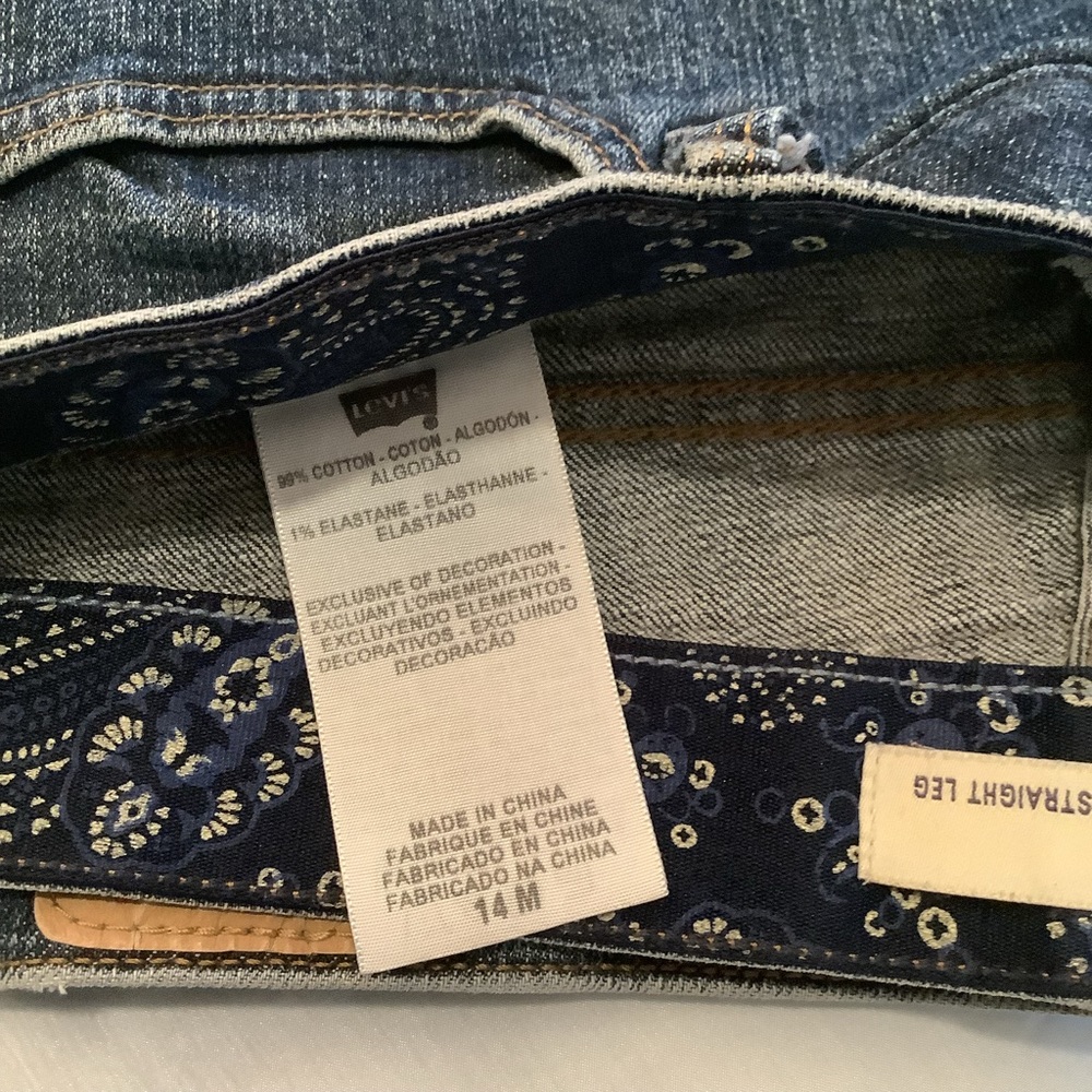 Levi’s 525 blue Jean - Picture 7 of 10